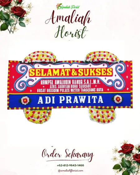 Papan Bunga Ucapan Selamat Gundih